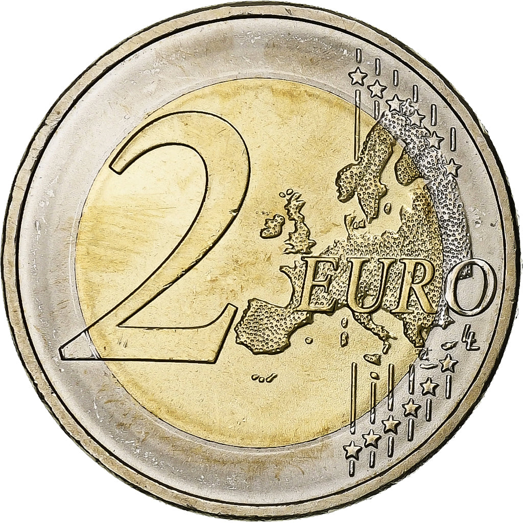 Germany, 2 Euro, 10 Years of Euros Cash, 2012, Hamburg, Bimetallic, MS(63)