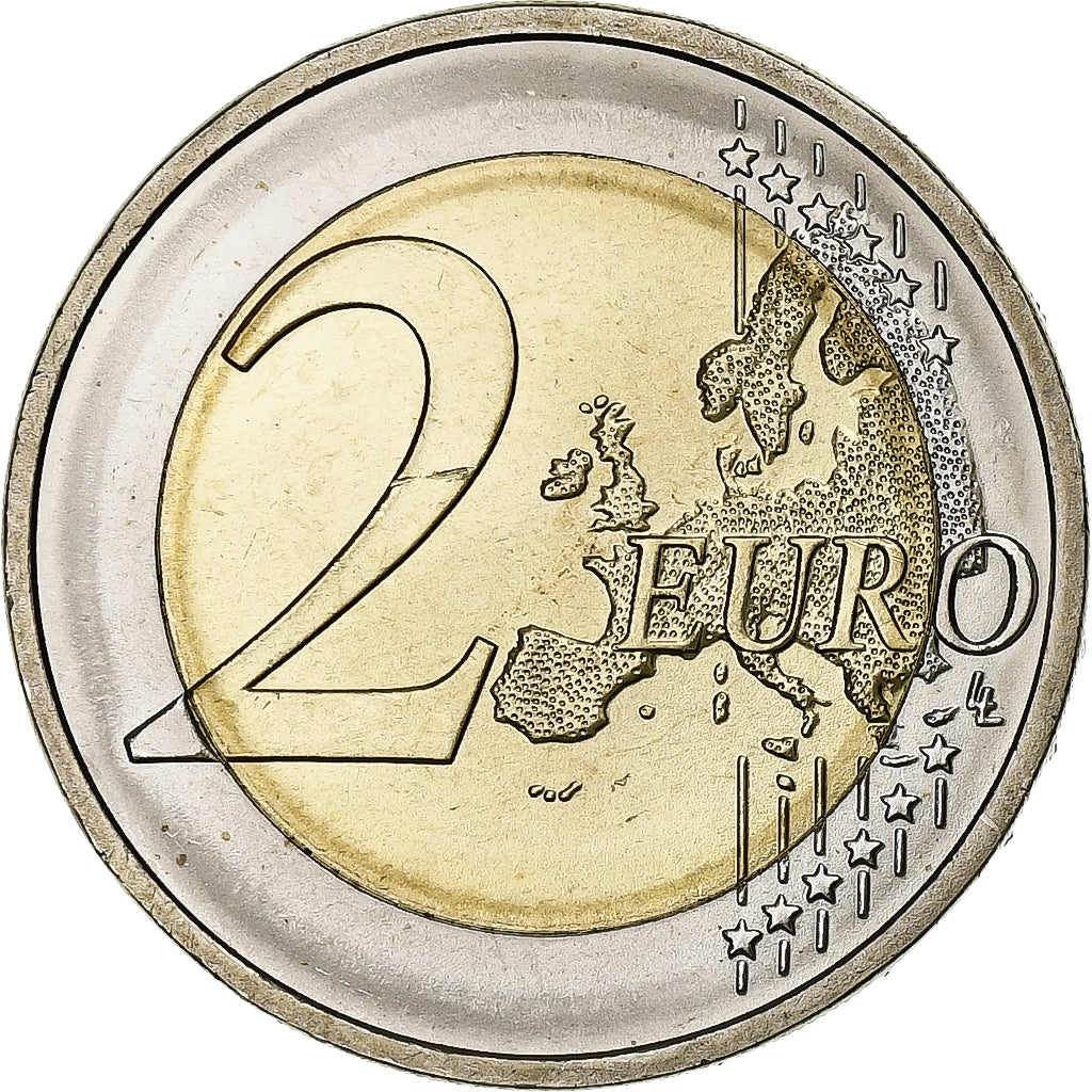 Alemanha, 2 Euro, 10 Years of Euros Cash, 2012, Hamburg, Bimetálico, MS(63)