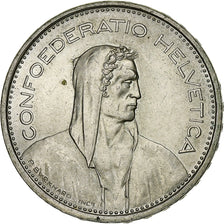 Switzerland, 5 Francs, Herdsman, 1966, Bern, Silver, AU(55-58)