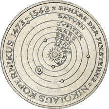 Germany, 5 Mark, Nikolaus Kopernikus, 1973, Hamburg, Silver, AU(50-53)