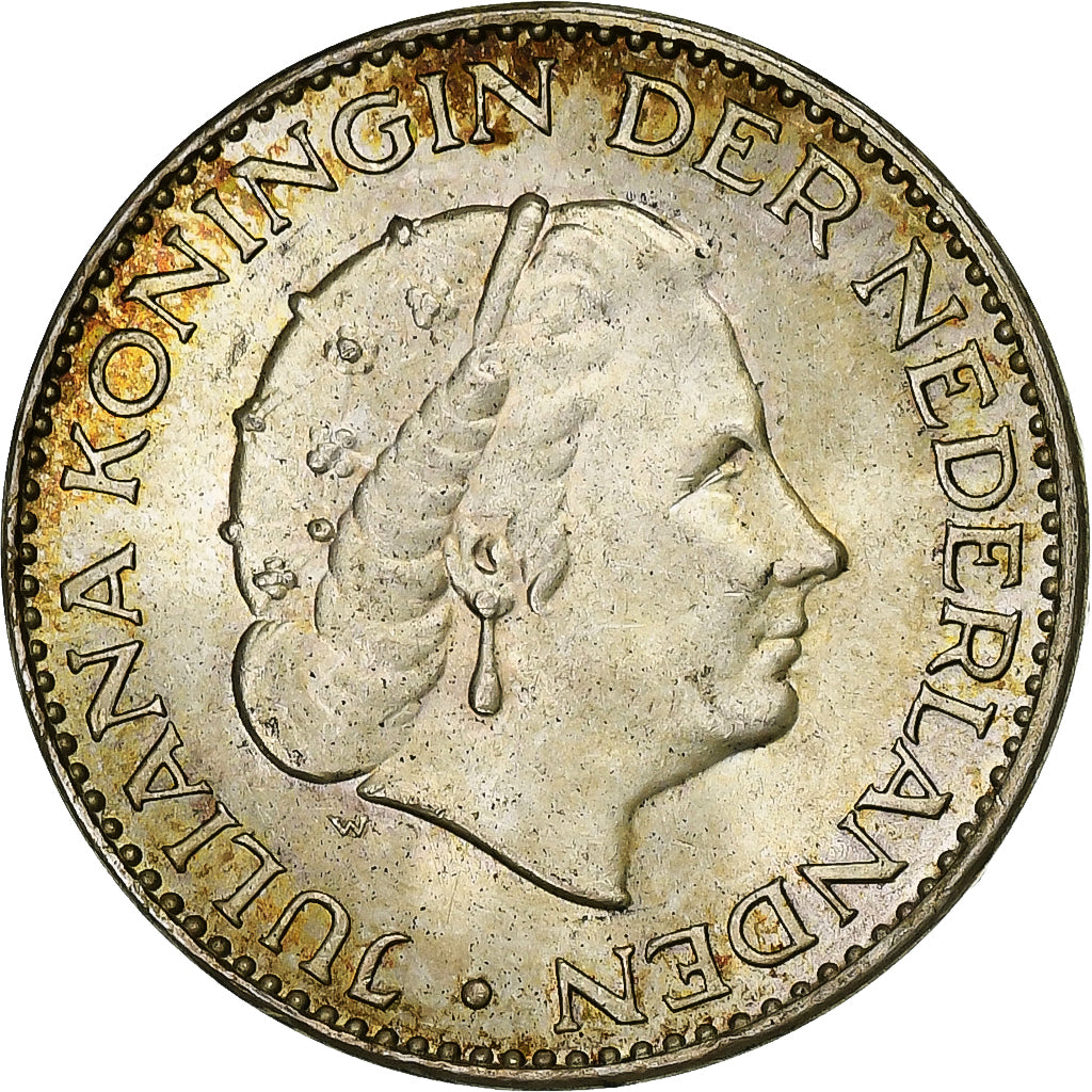 Pays-Bas, Juliana, Gulden, 1965, Utrecht, Argent, TB+