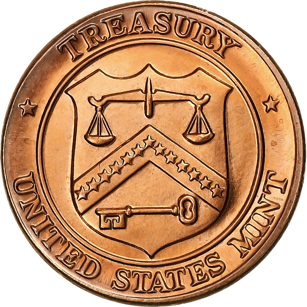 United States, US Mint of Denver, Mint token, MS(63), Copper