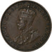 Australia, George V, Penny, 1916, Calcutta, Bronze, EF(40-45)