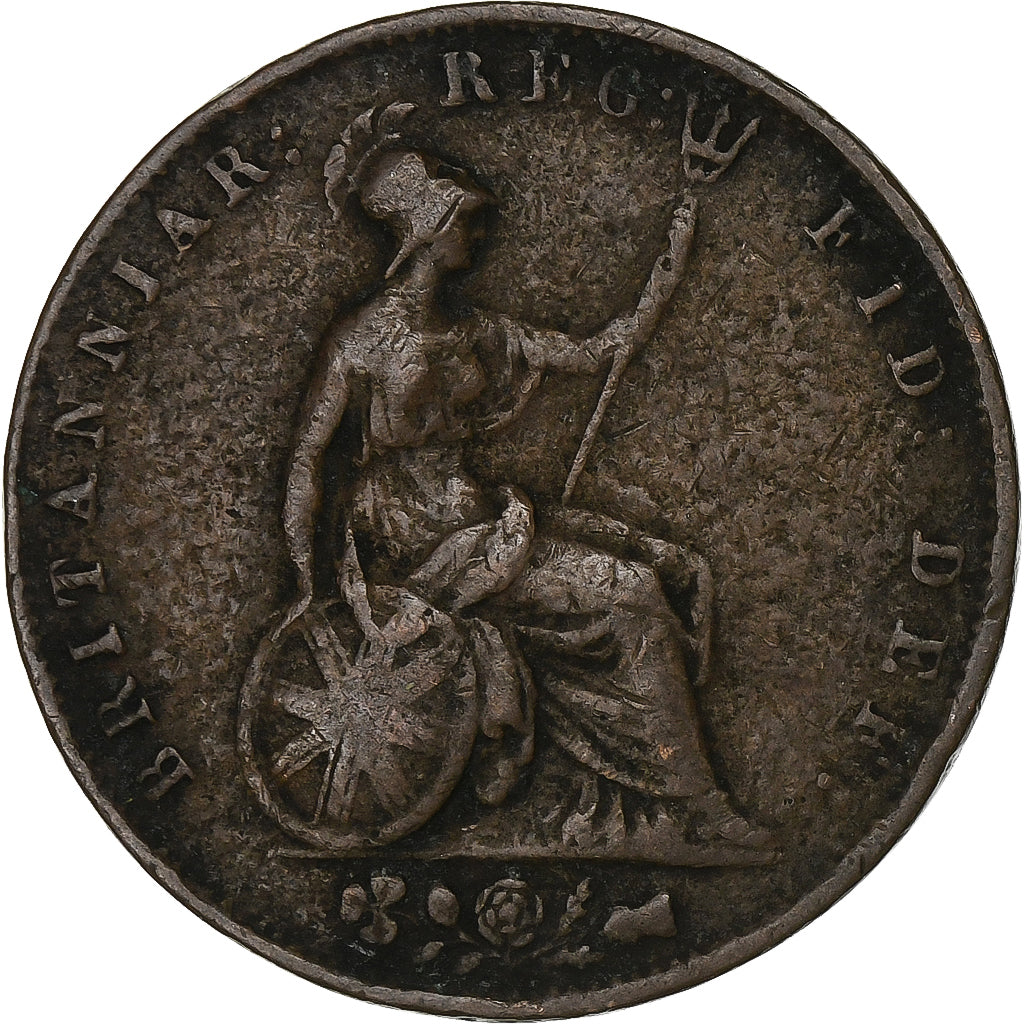 Groot Bretagne, Victoria, Half Penny, 1855, London, Koper, FR