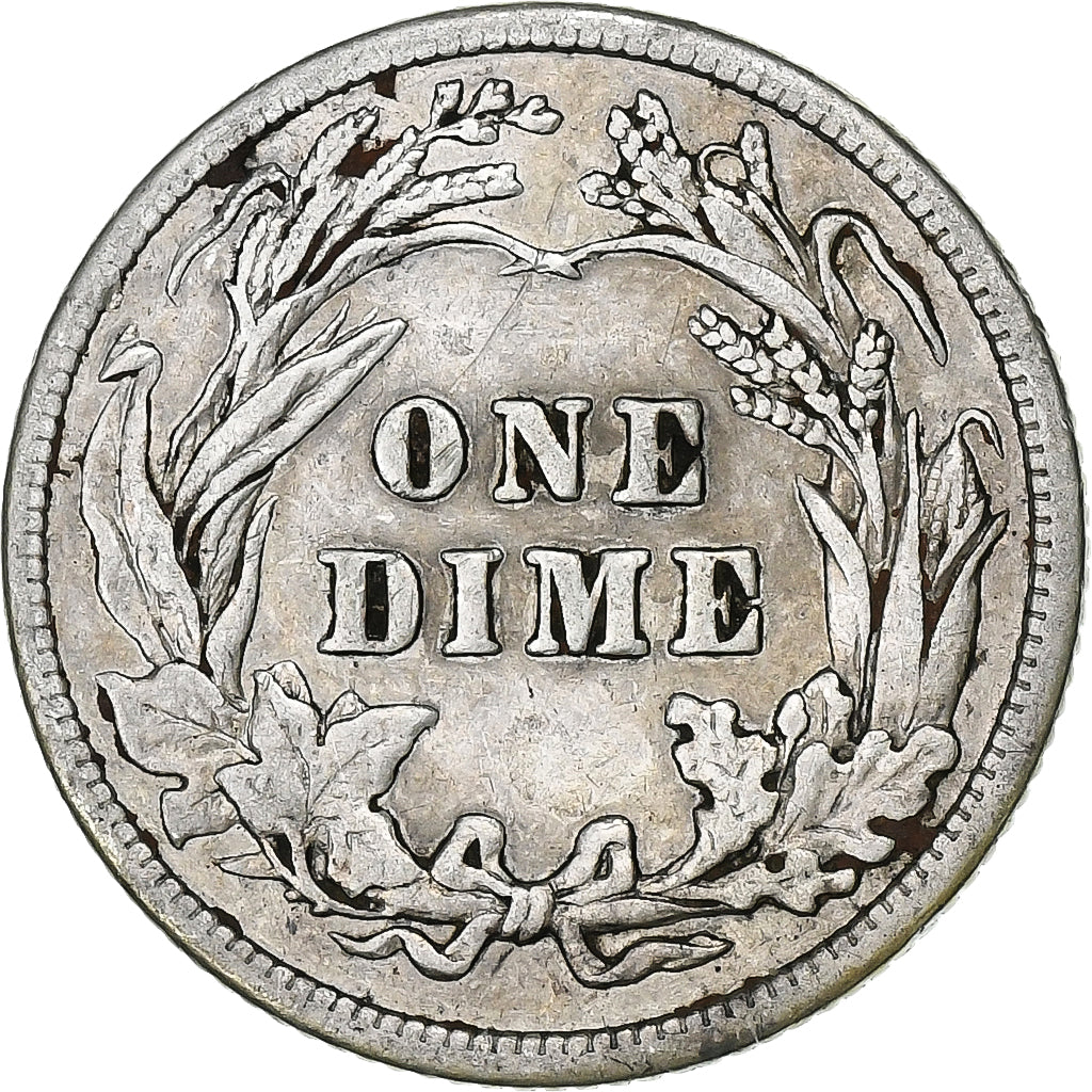 Stati Uniti, Dime, Barber, 1916, Philadelphia, Argento, MB