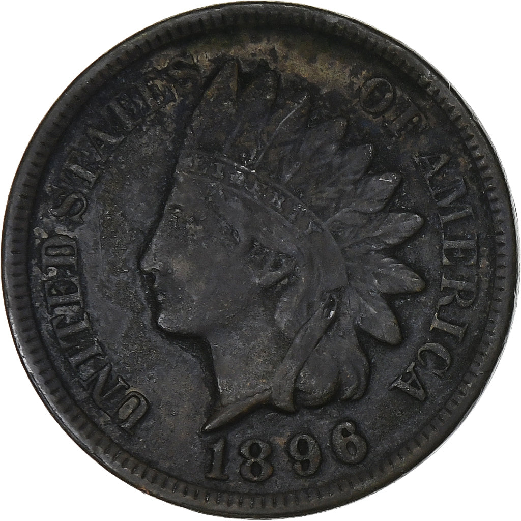 Vereinigte Staaten, Cent, Indian Head, 1896, Philadelphia, Bronze, S
