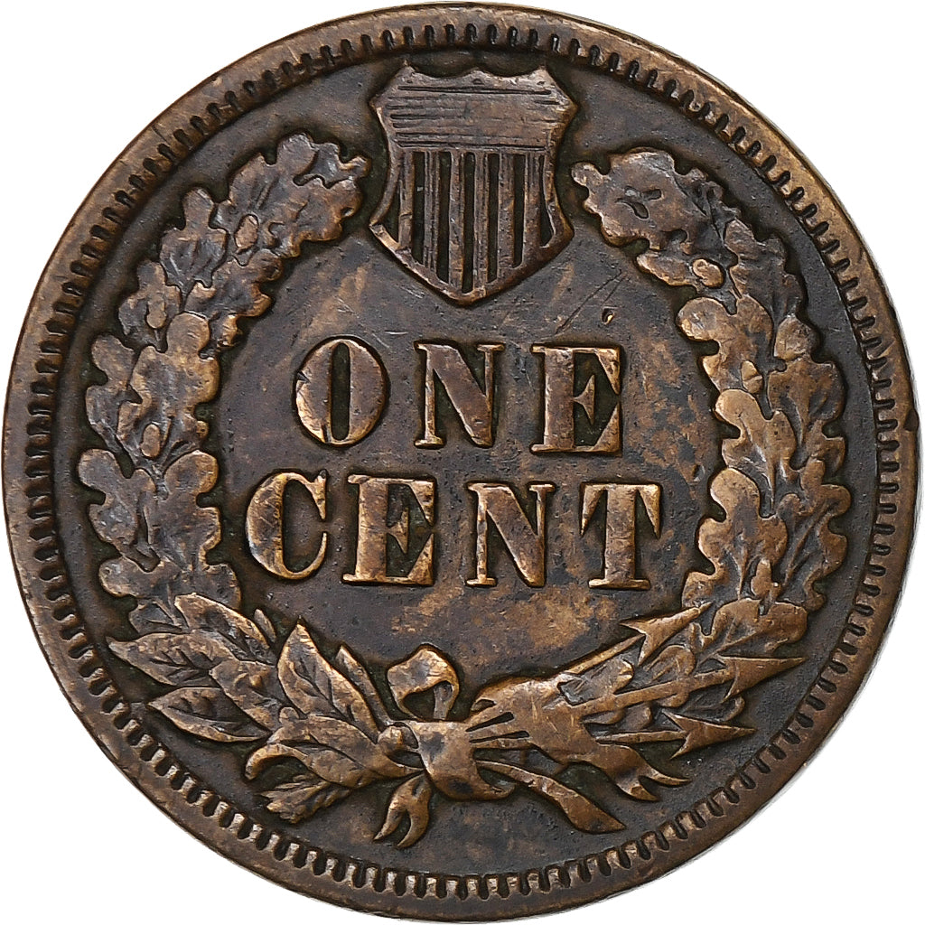 United States, Cent, Indian Head, 1895, Philadelphia, Bronze, VF(20-25)