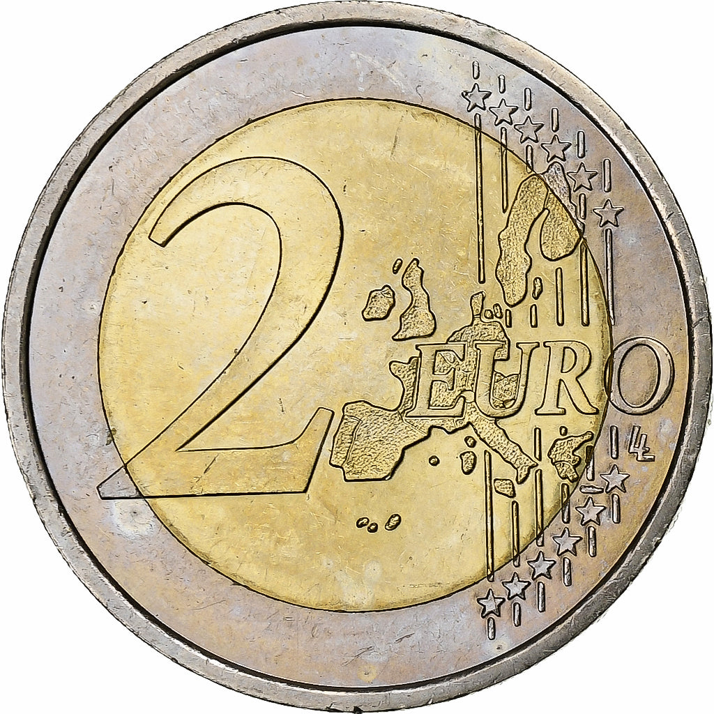 Monaco, Rainier III, 2 Euro, 2001, Pessac, Bimetallic, MS(63)