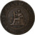 Indocina francese, 1 Centième, 1885, Paris, Bronzo, BB