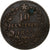 Italy, Umberto I, 10 Centesimi, 1894, Heaton, Copper, VF(30-35)