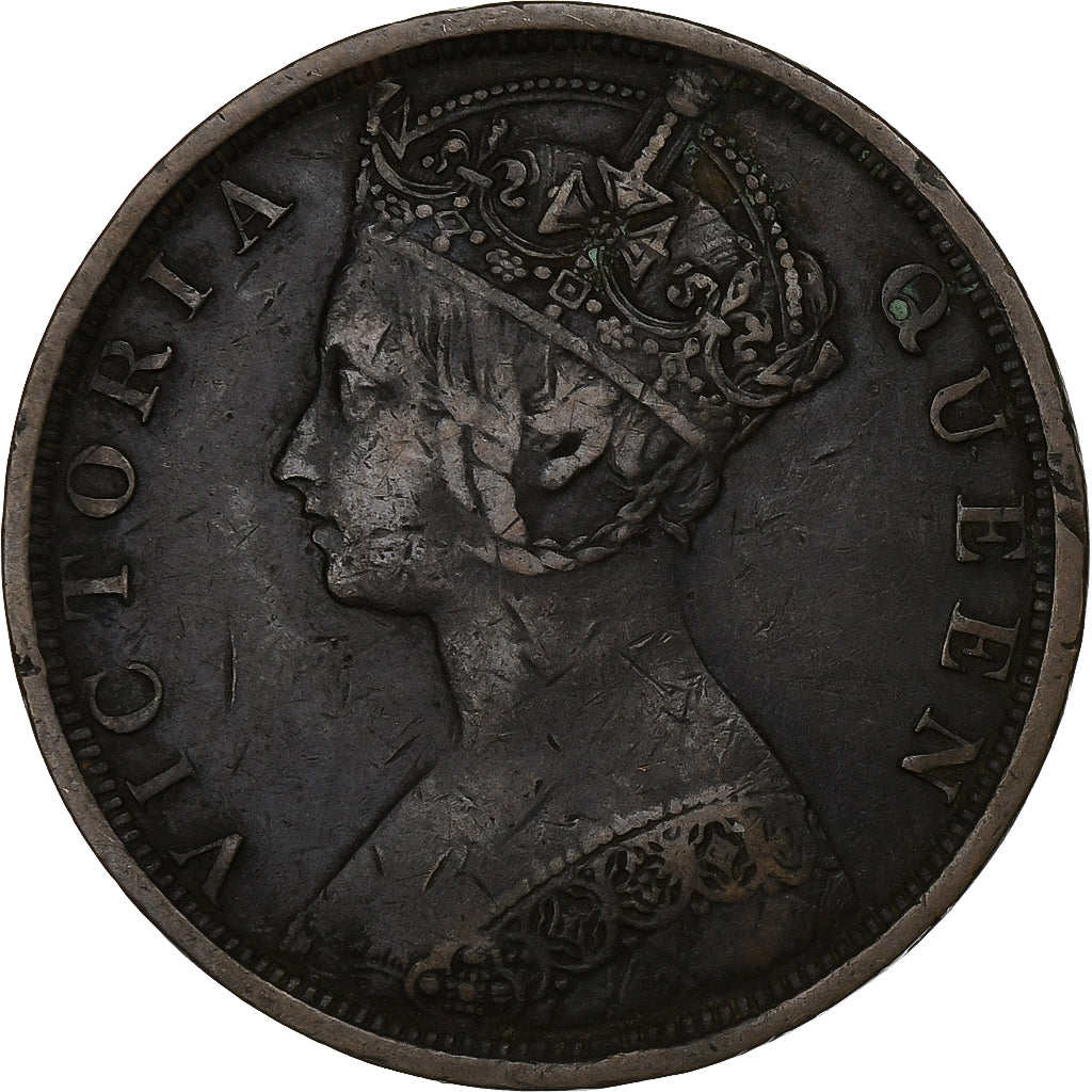 Hong Kong, Victoria, Cent, 1901, Heaton, Bronze, VF(30-35)