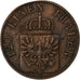 Prusia, Wilhelm I, 3 Pfenninge, 1863, Berlin, Cobre, MBC