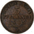 Prusia, Wilhelm I, 3 Pfenninge, 1863, Berlin, Cobre, MBC