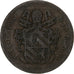Papal States, Pius IX, 2 Baiocchi, 1850, Rome, Cobre, VF(20-25)