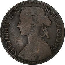 Great Britain, Victoria, Penny, 1860, London, Bronze, VF(20-25)