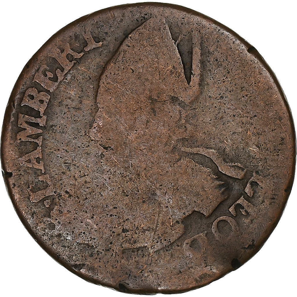 Prince-Bishopric of Liège, Liard, Vacant chair, 1688, Copper, F(12-15)