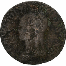 France, 5 Centimes, Dupré, AN 5, Limoges, error "CNIQ", Copper, VG(8-10)