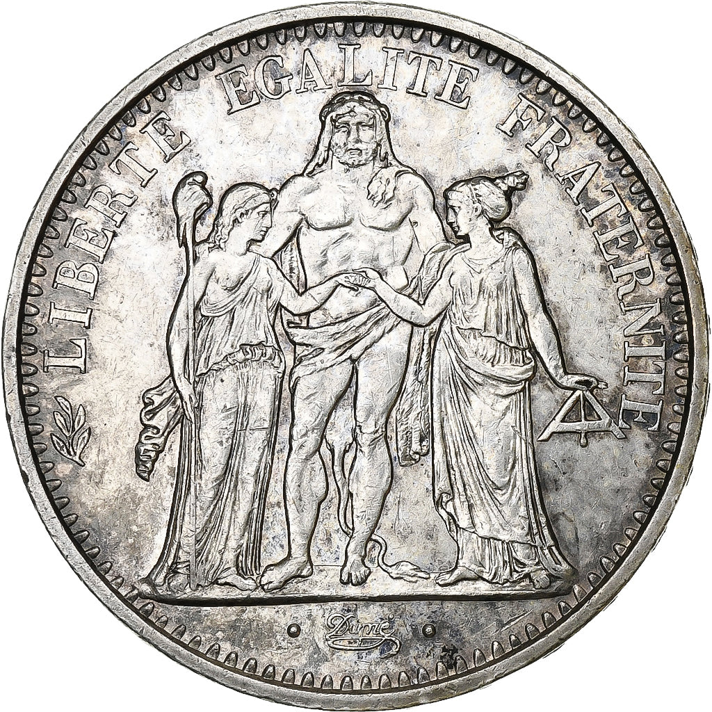 France, 10 Francs, Hercule, 1965, Paris, Silver, AU(50-53)