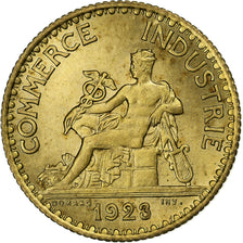 Frankreich, Franc, Chambre de commerce, 1923, Paris, Cupro-Aluminium, VZ