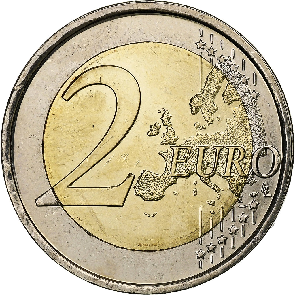 Spanien, 2 Euro, Park Güell, 2014, Madrid, Bimetallic, UNZ