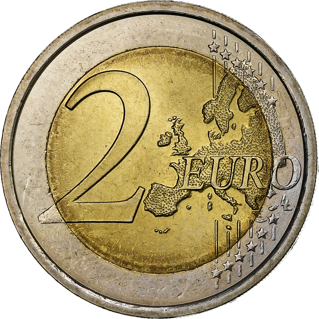 Italië, 2 Euro, Traité de Rome, 2007, Rome, Bimetallic, UNC-