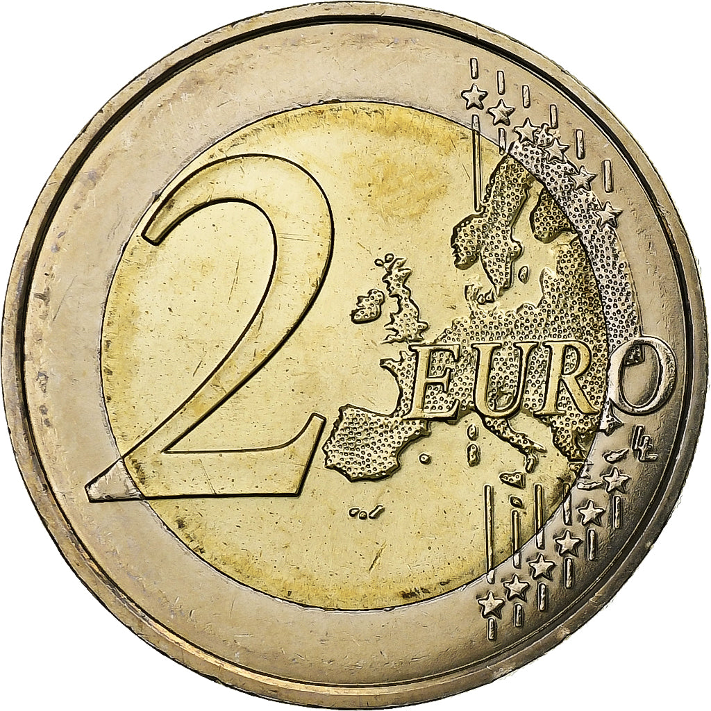 Francja, 2 Euro, 2013, Pessac, Bimetaliczny, MS(63)