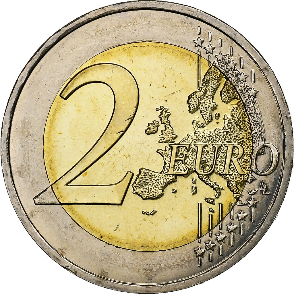 France, 2 Euro, Fête de la musique, 2011, Pessac, Bimetallic, MS(63)