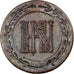 Kingdom of Westphalia, Jérôme Bonaparte, 3 Centimes, 1812, Copper, VF(30-35)