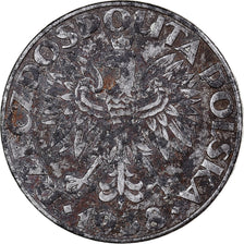 Poland, 50 Groszy, 1938, Warsaw, Nickel Plated Iron, VF(20-25)