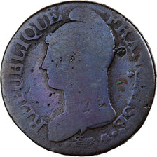 France, 5 Centimes, Dupré, AN 5, Lille, Copper, F(12-15)