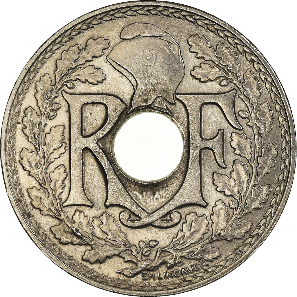 Monnaie, France, Lindauer, 25 Centimes, 1915, Paris, Cmes souligné, FDC