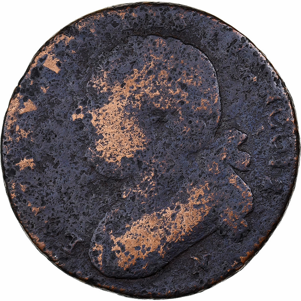 Frankreich, Louis XVI, 12 deniers françois, 1792 / AN 4, Montpellier, Kupfer