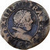 Francia, Louis XIII, Double Tournois, 1626, Poitiers, Cobre, BC