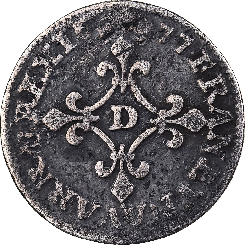 France, Louis XIV, 4 Sols, 1677, Vimy, Silver, VF(20-25)
