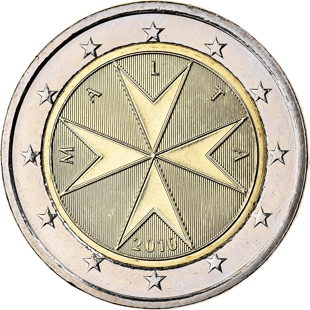 Malta, 2 Euro, 2010, Utrecht, Bimetallic, UNZ