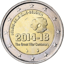 Belgien, Philippe, 2 Euro, 2014, Brussels, Bimetallic, UNZ