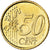 Spanje, 50 Centimes, Miguel de Cervantes, 2000, Madrid, Nordic gold, UNC-