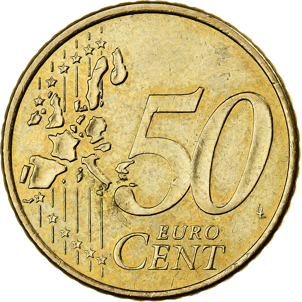 Portogallo, 50 Centimes, 2002, Lisbon, Nordic gold, SPL