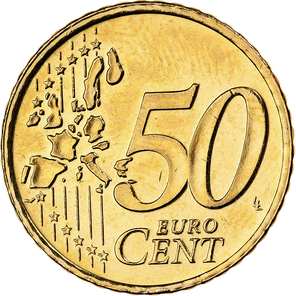Paesi Bassi, Beatrix, 50 Centimes, 2000, Utrecht, Nordic gold, SPL
