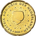 Paesi Bassi, Beatrix, 20 Centimes, 2000, Utrecht, Nordic gold, SPL