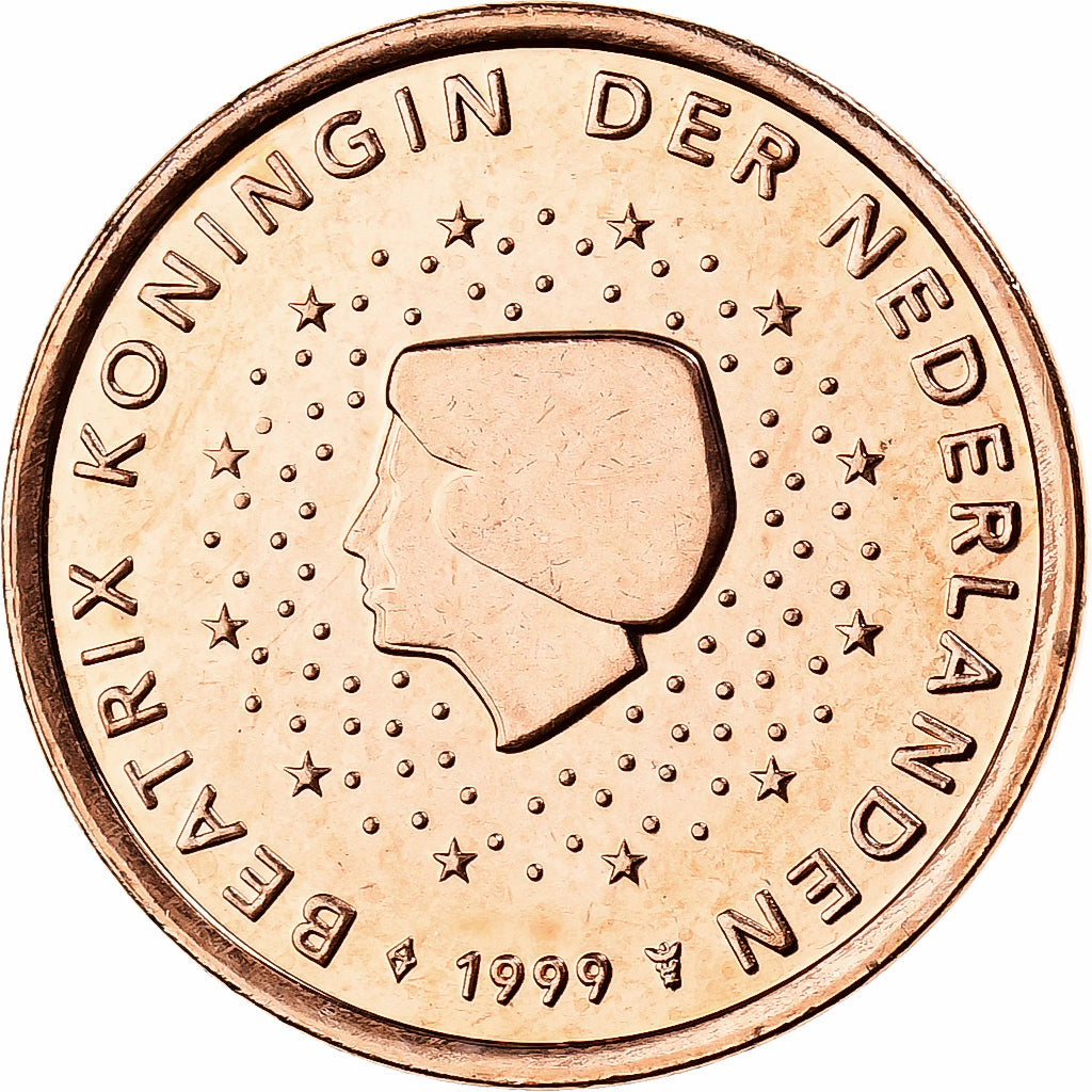 Nederland, Beatrix, 5 Centimes, 1999, Utrecht, Copper Plated Steel, UNC-