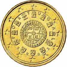 Portugal, 10 Centimes, 2002, Lisbon, Nordic gold, MS(63)