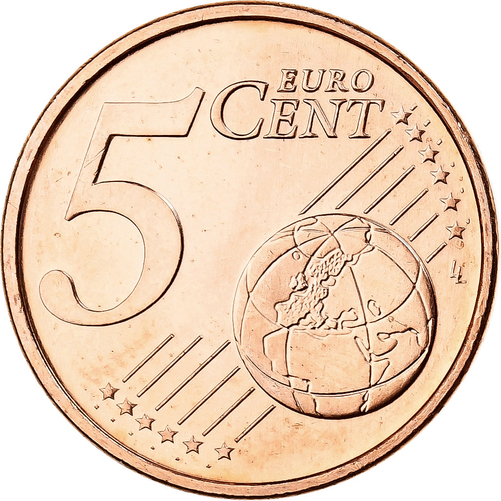 Portugal, 5 Centimes, 2002, Lisbon, Copper Plated Steel, UNC-