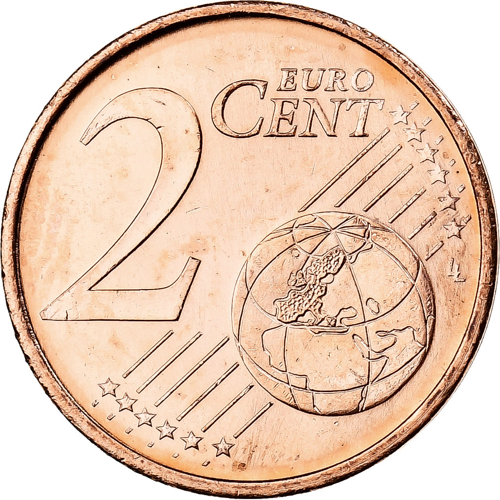 Portugal, 2 Centimes, 2002, Lisbon, Cobre chapado en acero, SC