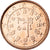 Portugal, Centime, 2002, Lisbon, Cobre chapado en acero, SC