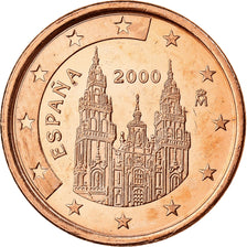 Spain, 5 Centimes, Burgos cathedral, 2002, Madrid, Copper Plated Steel, MS(63)