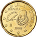 Spanje, 20 Centimes, Miguel de Cervantes, 2002, Madrid, Nordic gold, UNC-
