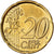 Spanje, 20 Centimes, Miguel de Cervantes, 2002, Madrid, Nordic gold, UNC-
