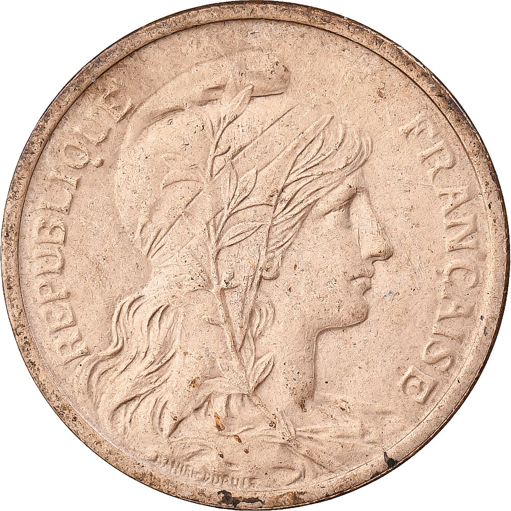 Francia, 2 Centimes, Daniel-Dupuis, 1914, Paris, Bronzo, BB