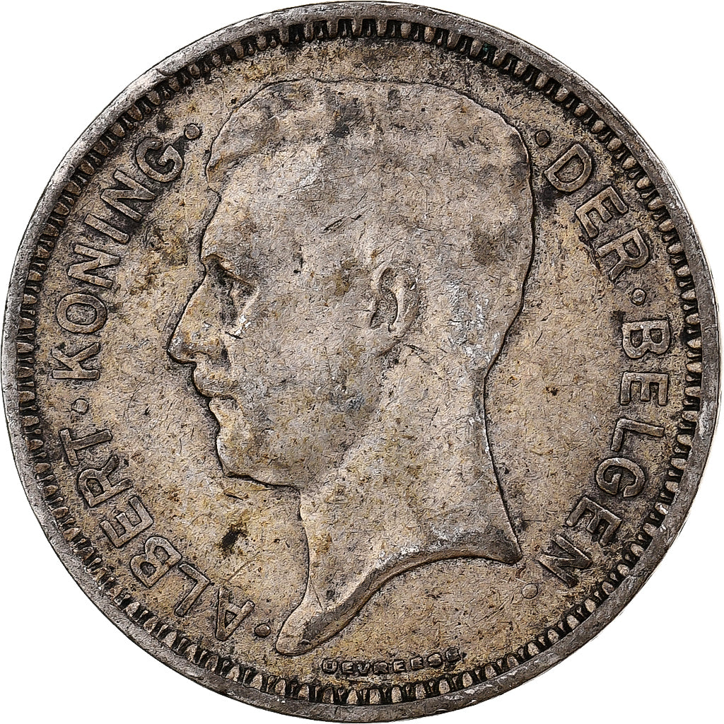 Belgique, Albert Ier, 20 Francs, 1934, Bruxelles, Argent, TB+